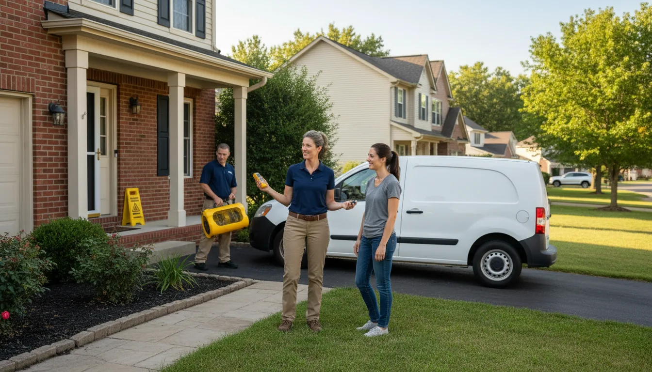 Residential water damage restoration in Palo Verde, AZ
